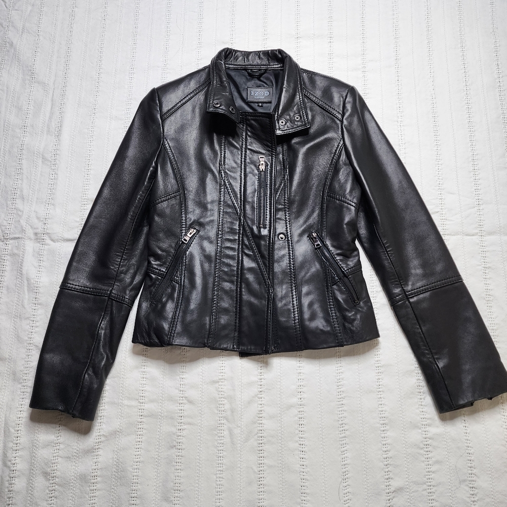 Izod leather jacket - Picture 1 of 10